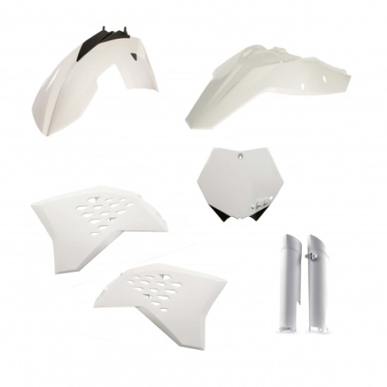 KIT πλαστικών (full) για KTM KTM SX-F 250 χρώμα - Λευκό (2008-2010)