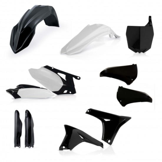 KIT πλαστικών (full) για Yamaha YZ 450 F χρώμα - Μαύρο (2010-2013)