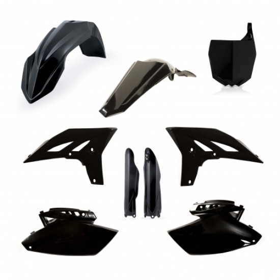 KIT πλαστικών (full) για Yamaha YZ 250 F χρώμα - Μαύρο (2010-2013)