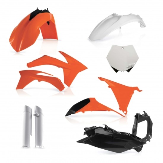 KIT πλαστικών (full) για KTM KTM SX 125 χρώμα - Replica (2011-2011)