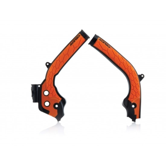 Προστατευτικό πλαισίου X-GRIP για KTM/HUSQVARNA HUSQVARNA FC 250 χρώμα - Μαύρο/Πορτοκαλί 2016-2018