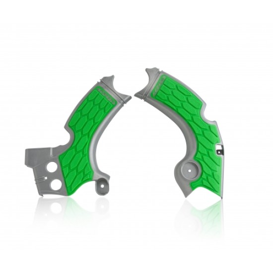 Προστατευτικό πλαισίου X-GRIP για Kawasaki KX 250 4T χρώμα - Γκρί/Πράσινο 2020-2020