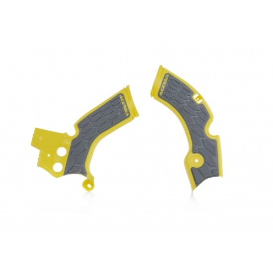 Προστατευτικό πλαισίου X-GRIP για Suzuki Suzuki RM-Z 250 χρώμα - Κίτρινο/Γκρί 2010-2018