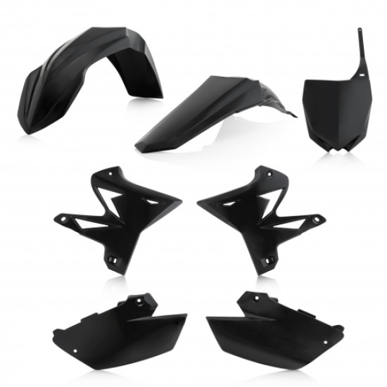 KIT πλαστικών για Yamaha YZ 125 χρώμα - Μαύρο (2002-2014)