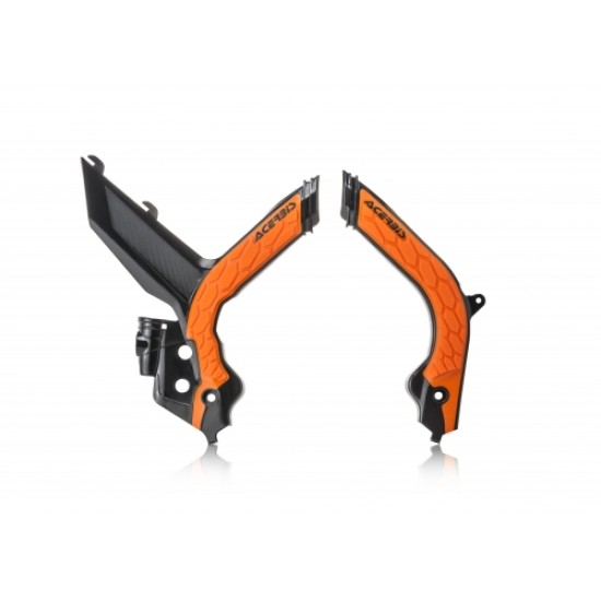 Προστατευτικό πλαισίου X-GRIP για KTM KTM SX 125 χρώμα - Μαύρο/Πορτοκαλί 2019-2021