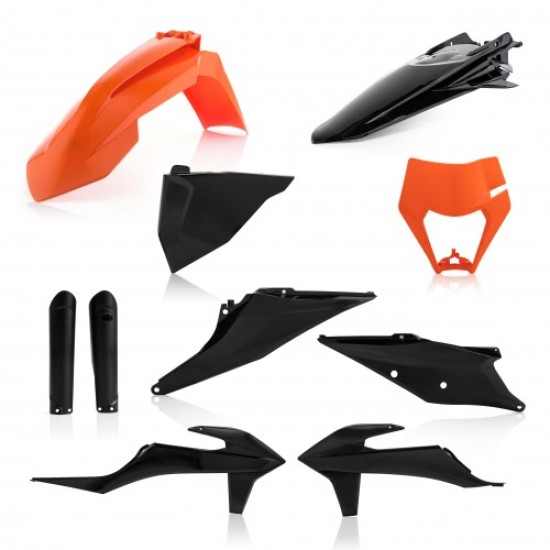 KIT πλαστικών (full) για KTM KTM EXC 150 TPI χρώμα - Μαύρο/Πορτοκαλί (2020-2021)