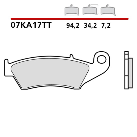 Τακάκια Brembo για BETA RR 350 (2011-2023) εμπρός ceramic 