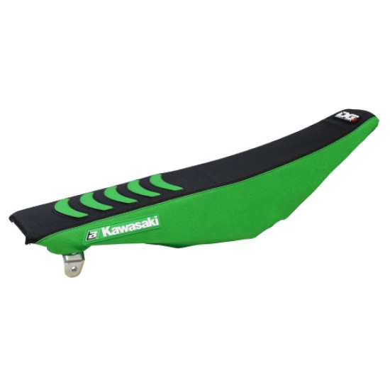 Κάλυμμα σέλας Blackbird για Kawasaki KX 250 F (2013-2020) Douple GRIP 3 μαύρο πράσινο