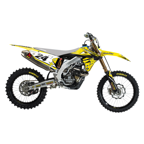 Πλήρες Κιτ Αυτοκόλλητα για Suzuki RMZ 450 (2018-2020) Rockstar Energy