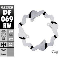 Δισκόπλακα  Galfer Race Honda CR 250 (2002-2007) Πίσω 