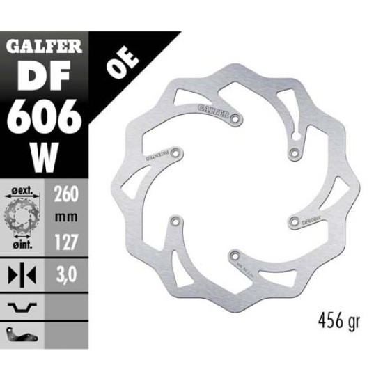 Δισκόπλακα Galfer Wave Husaberg 125 TE (2011-2014) Εμπρός