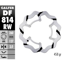 Δισκόπλακα  Galfer Race Beta RR 250 (2013-2022) Εμπρός