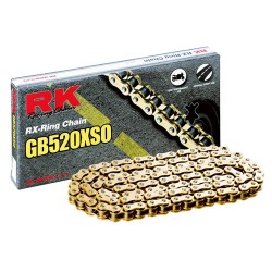 Αλυσίδα RK  520 enduro duratura RX-RING 120  - χρυσή