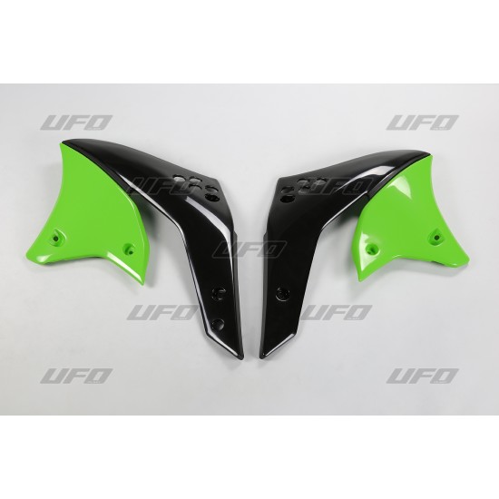 Πλαστικά ψυγείων για Kawasaki KX 250 F (06) μαύρο & πράσινο*