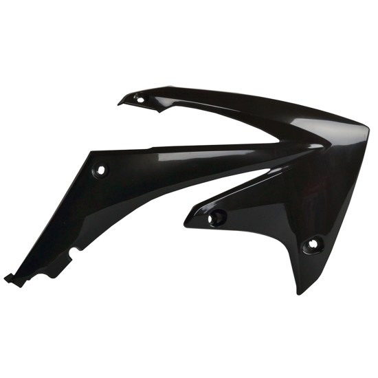 Πλαστικά Ψυγείων Polisport για Honda CRF-R 250 (2010-2013) χρώμα μαύρο