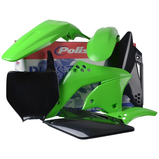 Κιτ πλαστικών Polisport για Kawasaki KX-F 250 OEM Color (2006-2008) χρώμα OEM Color