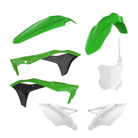 Κιτ πλαστικών Polisport για Kawasaki KX-F 250 OEM Color (2017-2020) χρώμα OEM Color